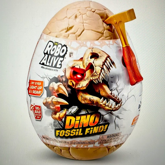 Robo Alive Dino Fossil Find Robotic Dinosaur - Picture 2 of 6